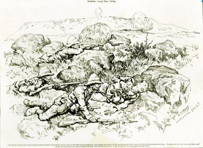 Bulwana Long Tom disparando de William T. Maud